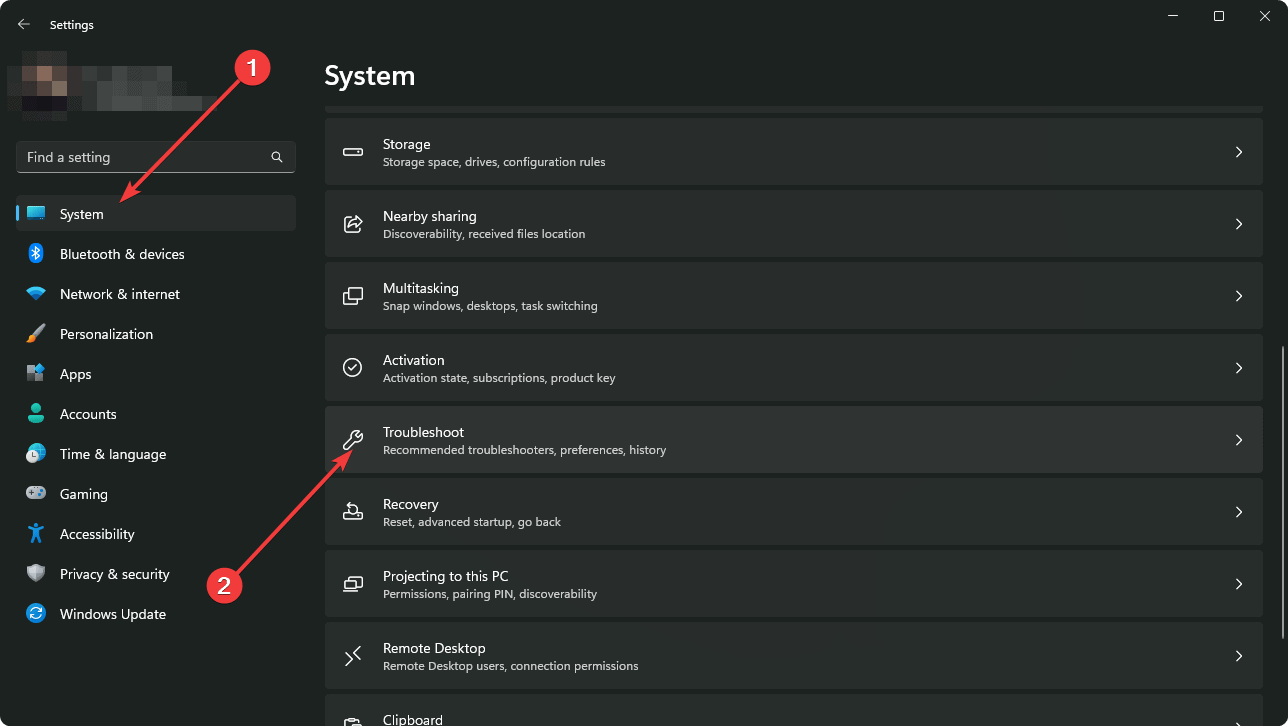 going troubleshoot Windows 11 settings