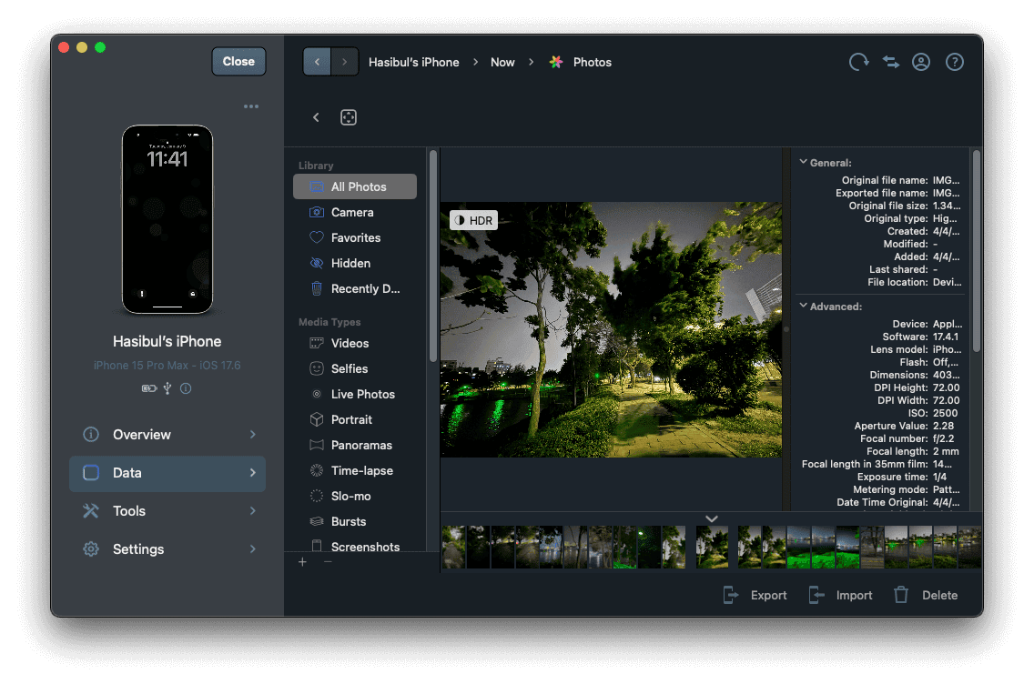 imaging photo manager screenshot 2