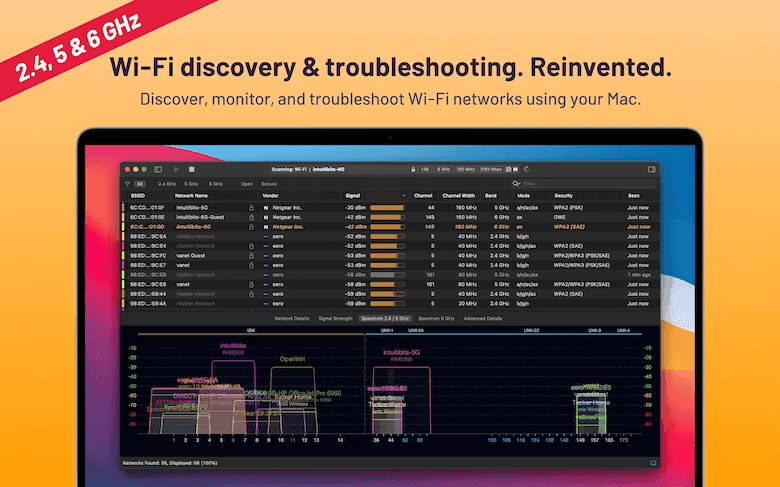 wifi explorer screenshot